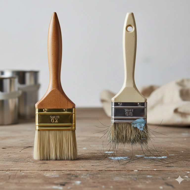 2 paint brushes